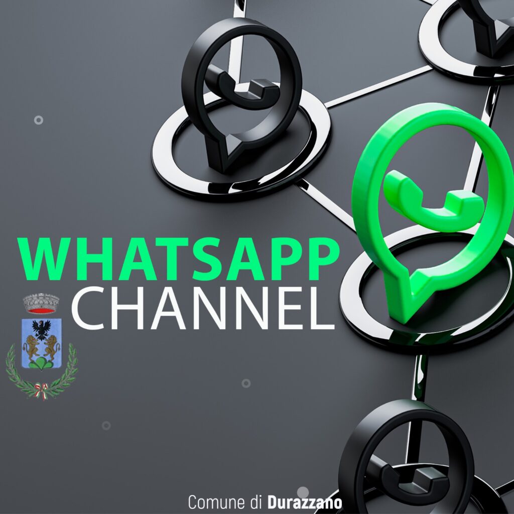Iscriviti al Canale WhatsApp del Comune di Durazzano per tutti gli aggiornamenti